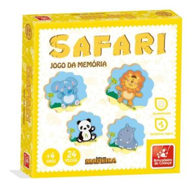 Imagem de Jogo Da Memoria Safari Brincadeira De Crianca - Brincadeira de Criança