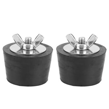 Imagem de TOPINCN 2pcs 1.5in Borracha Expansioning Plug de Inverno, Rolha de Expansão, Calço de Drenagem, Tampões de Borracha de Skimmer para Spas de Piscina de Piscina