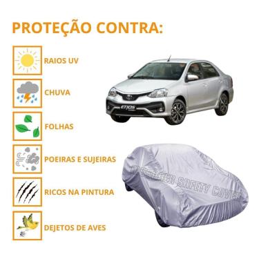 Imagem de Capa Cobrir Carro Etios Sedan Proteção Qualidade Impermeável