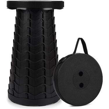 Imagem de Banquinho Telescópico Portátil - Banquinho Dobrável Retrátil Para Camping Jardim Pesca Caminhada - Bancos Colapsíveis Ajustáveis - Carga Máxima 400lbs, All Pink