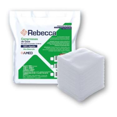 Imagem de Rebecca Compressa Gaze 11 fios, Transparente, America Medical-Co | 1 Pacote com 500 unidades de Gaze