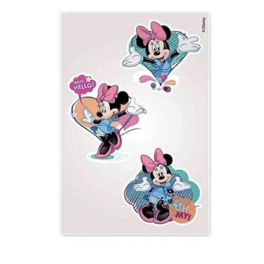 Imagem de Adesivo Texturizado Transparente Para Decorar - Minnie - DAIWA/GEDEX, 