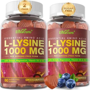 Imagem de Suplemento de gomas EnvyCure L-Lisina 1000 mg com vitaminas