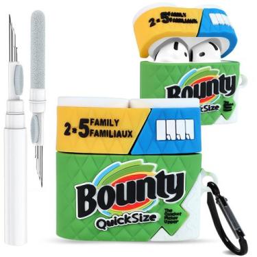 Imagem de Capa para AirPods 4 Toyuma Cute Kawaii Cartoon Silicone Verde