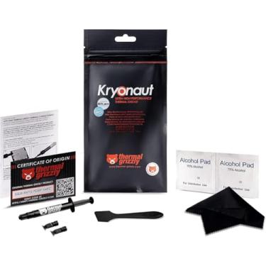 Imagem de Pasta térmica térmica para CPU Grizzly Kryonaut - Kit de pasta térmica de PC de alto desempenho para resfriar todos os processadores, placas gráficas e dissipadores de calor em computadores e consoles