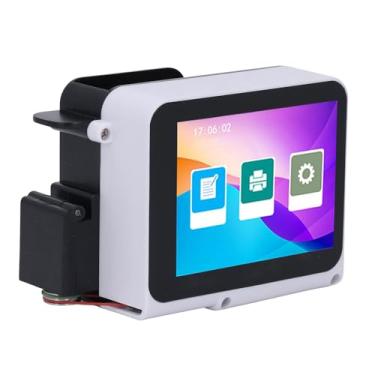 Imagem de Fafeicy Mini Pistola de Jato de Tinta de Mão, Impressora de Jato de Tinta de Tela de Toque Portátil, para Texto QR Código Data Caixa de Madeira de Vidro de Vidro de Madeira Pano 12,7mm