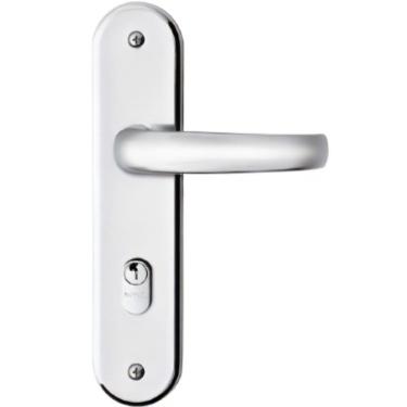 Imagem de Fechadura Inox Line De 40 mm Maçaneta Em Zamac 272 Espelho Em Aço Inox - 03272A4CA - PAPAIZ