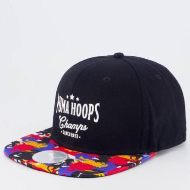 Imagem de Boné Puma Basketball Pro Preto, Único