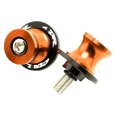 Imagem de BYYINGSUS Parafuso de suporte de motocicleta M8 bobinas deslizantes compatíveis com CBR 600RR 1000RR CBR954RR 900RR CBR1000RR CBR250R CBR600RR 2004-2019 (CBR Otange)