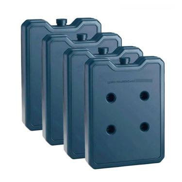 Imagem de 4 Placa Gelo Reutilizável 500Ml Bolsa Térmica Caixa Isopor