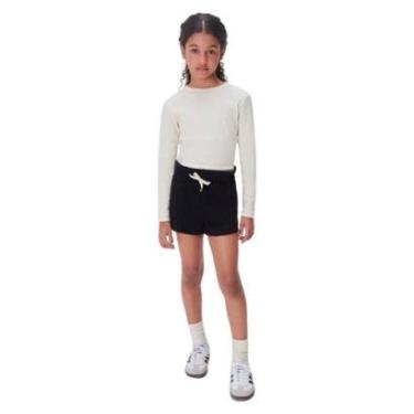 Imagem de Blusa Infantil Hering Manga Longa Em Ribana Menina-Feminino