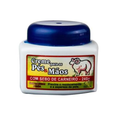 Imagem de Creme para Pés e Mãos com Sebo de Carneiro 240g - San Jully