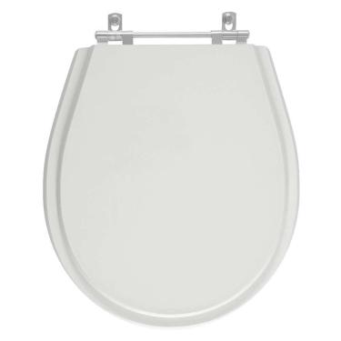 Imagem de Assento Sanitário Poliester Avalon Cinza Claro Para Vaso Ideal Standard