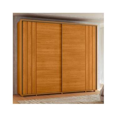 Imagem de Guarda-Roupa Casal Madetec Dalí 2 Portas de Correr 8 Gavetas Cabideiro Extensível Escada Retrátil