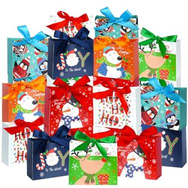 Imagem de Nimbbex 24 peças de sacolas de presentes de Natal