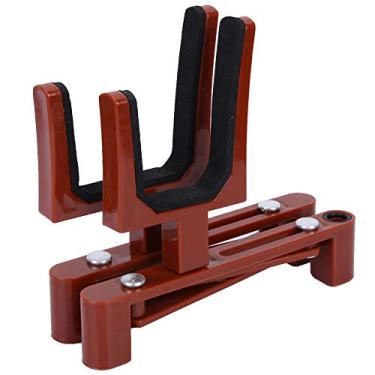 Imagem de SPYMINNPOO Suporte Profissional para Violino Vermelho, Fácil de Transportar e Usar para Acessórios de Violino, Perfeito para Músicos
