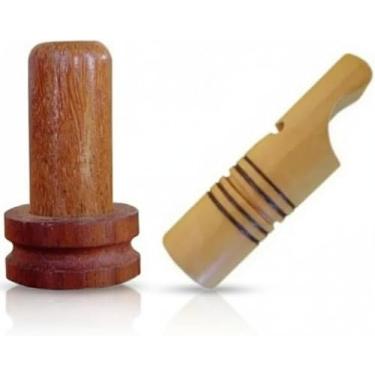 Imagem de Apito Inhambu Açu 05 + Apito Marrequinha Caneleira 38 Pio Profissional