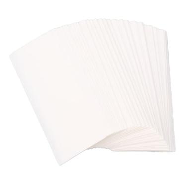 Imagem de Peças de papel de limpeza de saxofone de algodão neutro - Papéis de limpeza absorventes de secagem por botão de sopro de madeira para manutenção de clarinete de flauta de saxofone e oboé