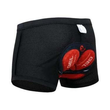 Imagem de Shorts De Ciclismo Masculino Com Almofada De Gel 5D X-TIGER, Roupa De 