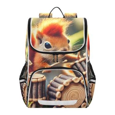 Imagem de Joisal Backpacks for Boys Cute Squirrel Forest Kids Backpacks for Girls Daypack Back to School Bag Personalized Elementary Kids Book Bag Mermaid