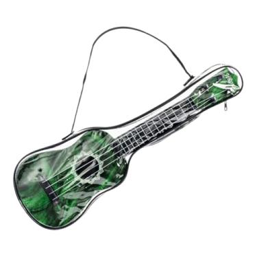 Imagem de simhoa Ukulele infantil de 4 cordas (16,54") para aprendizado, com bolsa de armazenamento, ideal para meninos e meninas. Perfeito para aniversários, Verde