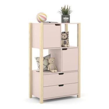 Imagem de Armário Organizador Kids Liv Rose Natural - Matic - MATIC MÓVEIS