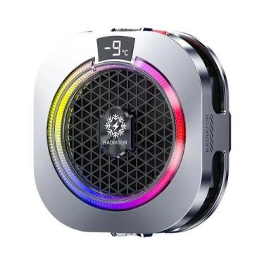 Imagem de Cooler Magnético De Duplo Uso Para Celular Com Display Digital De Temp