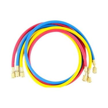 Imagem de Mangueira De Carga AC Com Rosca SAE De 1/4 Polegada Para Refrigerantes