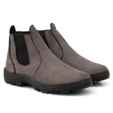 Imagem de Botina Masculina Chelsea Camurça Confortável Lançamento Moda - Agil, R