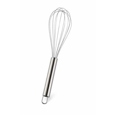 Imagem de Fouet Aço Inox Reforçado 25,3 cm – Batedor de Ovos e Massas Resistente com Cabo Ergonômico – Ideal para Clara em Neve e Confeitaria