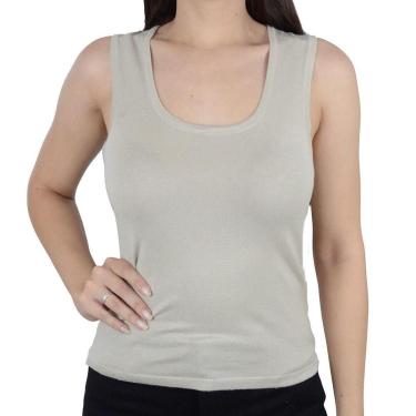 Imagem de Blusa Regata Feminina Hering Tricot Bege Areia - K5AG6ASI-Feminino