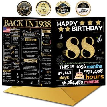 Imagem de Cartão de Aniversário Joycard 88º com Envelope 20x25 cm
