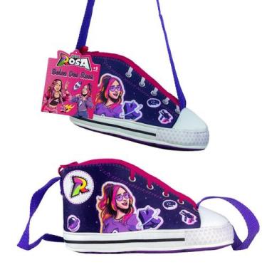 Imagem de Bolsa Tênis Katlen Dos Rosa Fashion Com Ziper E Alça