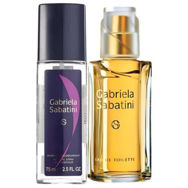 Imagem de Kit Gabriela Sabatini Feminino Perfume EDT 60ml Body Spray Deo 75ml