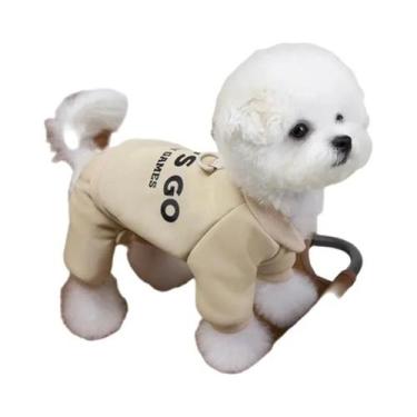 Imagem de Casaco Quente De Inverno Para Cães Pequenos E Médios, Roupa Com Capuz 