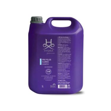 Imagem de Shampoo Pelos Claros Cachorro Gato Hydra Groomers Pet Society Diluição