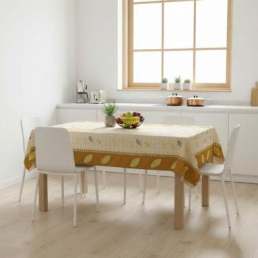 Imagem de Toalha De Mesa Dubai Bege Mod7118C Rolo 1,37x20m Vinil Pvc - Plast.co