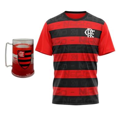 Imagem de Kit Flamengo Oficial - Camisa Shout + Caneca - Masculino-Masculino