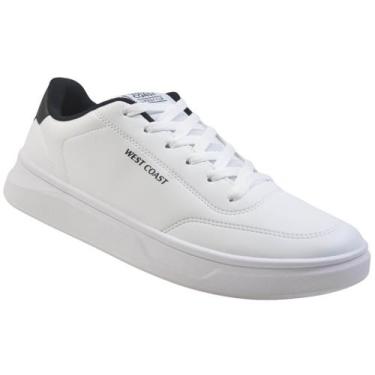 Imagem de Sapatenis West Coast R.313070-1/3, Branco, Preto, Branco, 39