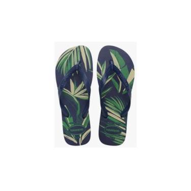 Imagem de Chinelo Havaianas Top Aloha 020991, Azul escuro, 40