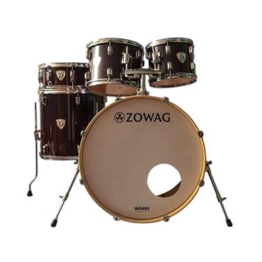Imagem de Bateria zowag z4 modern fusion brown black fade 10/12/14/14/20 shell p
