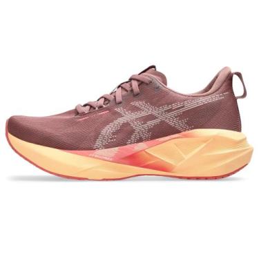 Imagem de Tênis ASICS Novablast 5 - Feminino - Roxo/Rosa, 40