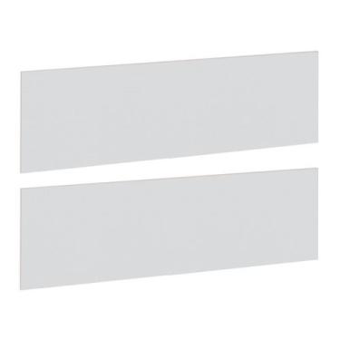 Imagem de Conjunto Painel 2 Unidades em 100% MDF Complemento Branco/Line - Móvei