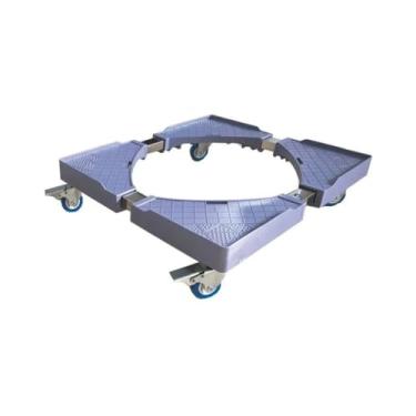 Imagem de Suporte Pé Gira Fácil Carrinho Para Fogão Geladeira Armário Inox
