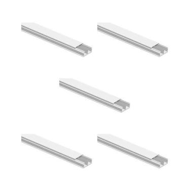Imagem de Kit 5 Canaleta Sistema X 20x12mm Legrand 30801ADX Legrand