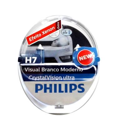 Imagem de Lampada H7 Philips Cristal Vision Ultra 4300k Crystal 55/60w