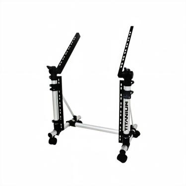 Imagem de Rack Profissional Titanium Periférico RL60 Com Inclinação e Rodinhas Ideal Para Mesa de...