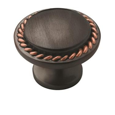 Imagem de Amerock BP53001-ORB Allison Puxador de corda de 3 cm de diâmetro, bronze polido a óleo