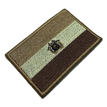Imagem de BP0029T04 Bandeira Bolívia Patch Bordado Termo Adesivo