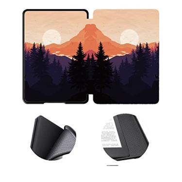 Imagem de Capa para Kindle 10ª geração lançada em 2019, modelo J9G29R, capa estilo natalino com função de ativação automática para hibernar – impermeável e durável